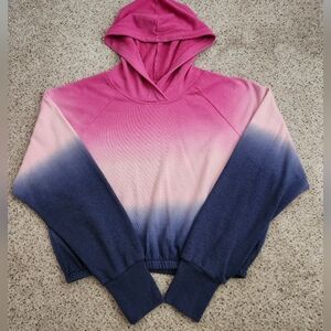 Tie dye cropped hoodie